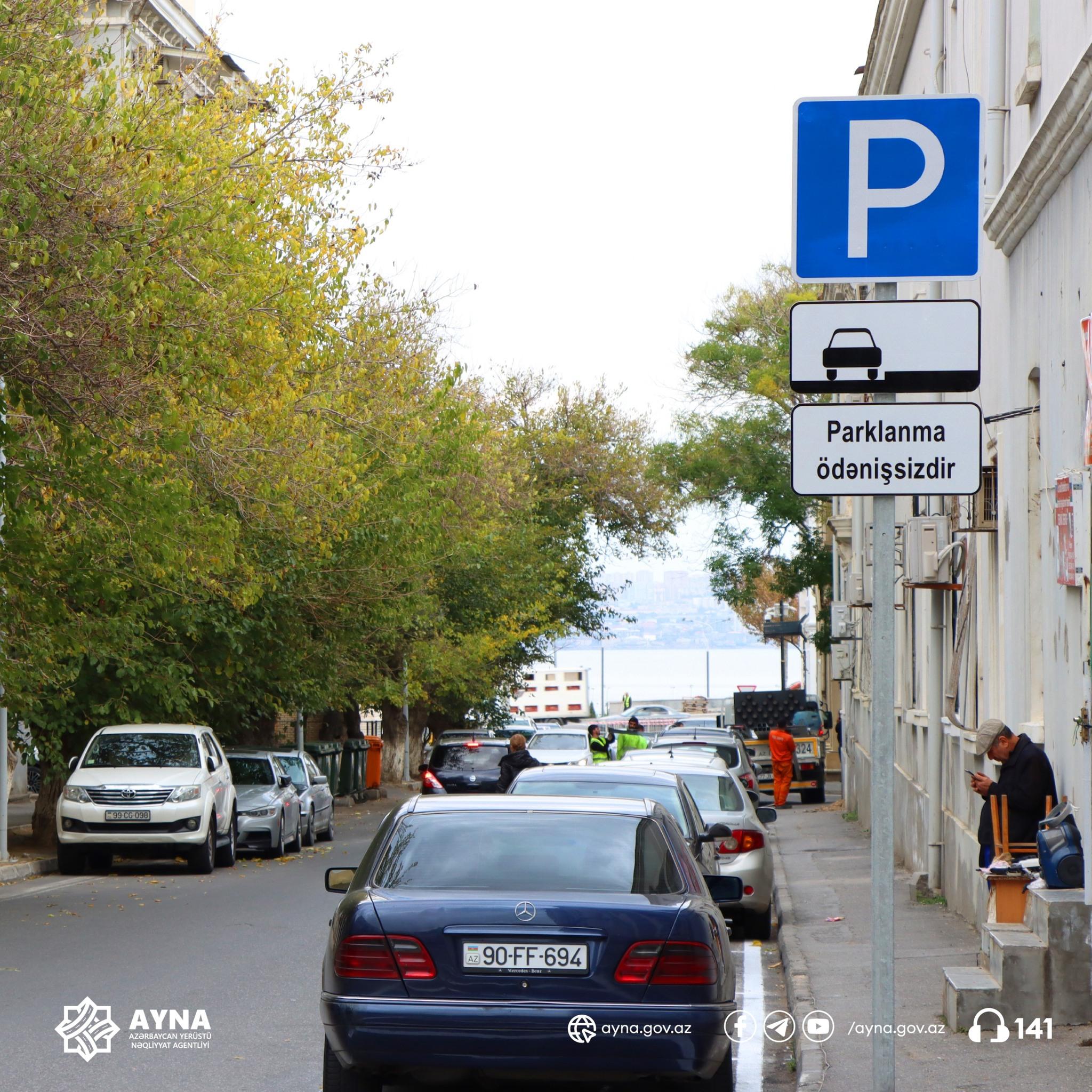 Bakıda pulsuz parkalnma yerləri yaradıldı— ÜNVANLAR